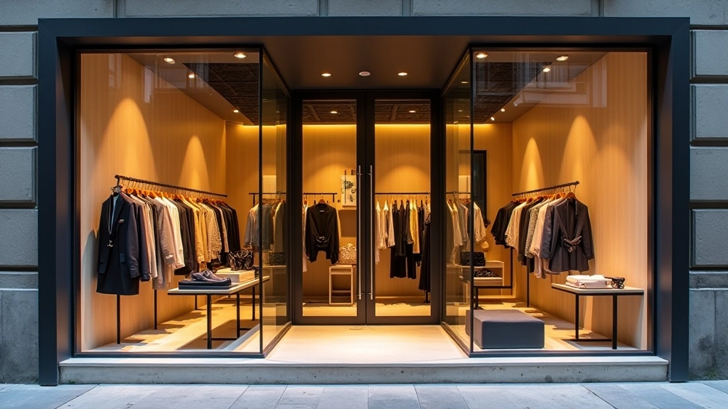 Fashion retail store in Istanbul displaying trendy items and social media-inspired window displays